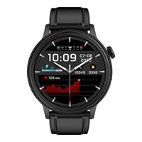 瑞德罗曼 智能手环血糖血压血氧心率监测体温心电图 【血压/血氧/心率/体温/心电图/血糖】黑色钢带