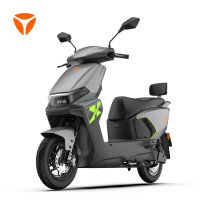 雅迪 T12 MAX 电动摩托车 成人通勤代步长续航摩托车智能电动车 颜色到店自选