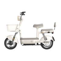 移动端、京东百亿补贴：爱玛 电动自行车 新国标小金豆48V21AH石墨烯电池长续航大踏板电动车国民好车电瓶车 源彩新茶白