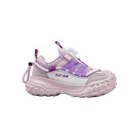 天美意儿童运动鞋防滑软底轻便2024年春秋季儿童休闲跑步鞋 西梅紫/樱落粉 37