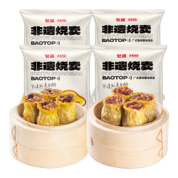 包道 糯米烧麦 组合4包装 三丁360g*2+广式腊味350g*2包