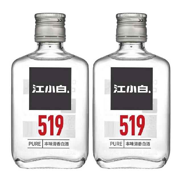 88VIP：江小白 国产白酒519系列52度100ml×2瓶