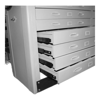 ZHONGWEI 中伟 底图密集架手摇式移动档案柜底图盛放含抽屉钢制轨道密集架 每立方单价 单组尺寸900mm