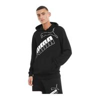 彪马彪马(PUMA)男子休闲印花抽绳连帽卫衣588667-01 L