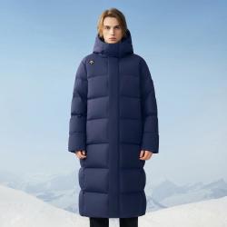 DESCENTE 迪桑特 SKI STYLE系列 男士长款鹅绒羽绒服 D4491SDJ55