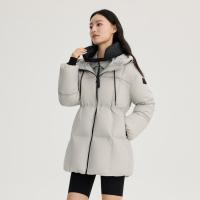 保暖服饰：ERAL 艾莱依 女士羽绒服 2024款时尚运动U型枕加厚鹅绒短款