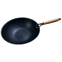  京东京造 轻量化设计 炒锅  精铁 28cm