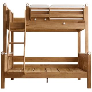 大件超省：全友 DW7027 上下双层高低子母床 1.2米 橡胶木