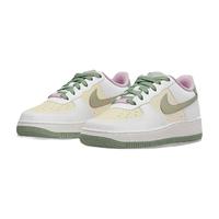 NIKE 耐克 休闲鞋女鞋2023春夏新款运动鞋AF1空军一号低帮板鞋 DQ0360-100白绿色 35.5