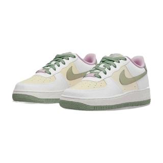 NIKE 耐克 休闲鞋女鞋2023春夏新款运动鞋AF1空军一号低帮板鞋 DQ0360-100白绿色 35.5