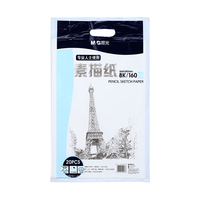 晨光（M&G） 8K素描纸加厚绘画纸美术写生手绘临摹用初学者速写铅画纸 【素描纸】8k/160g/1袋/20张