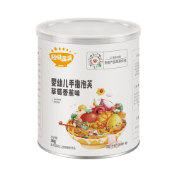 秋田满满 秋田满 婴儿零食手指泡芙条原味宝零食泡芙婴儿小饼干罐装36g