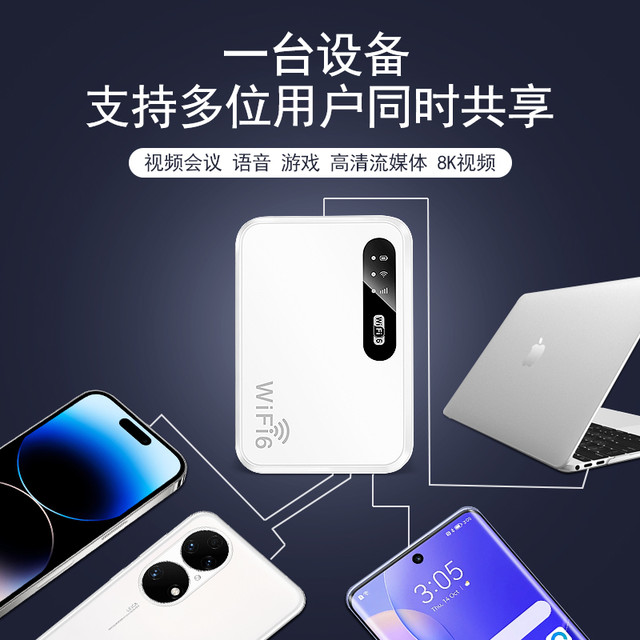 优型 随身wifi2025新款无线WiFi全国通用无限速随身WiFi6便携式路由器车载热点家用户外宿舍租房路由器上网神器