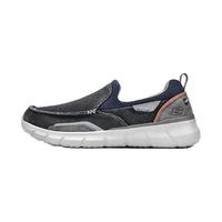 斯凯奇(Skechers)男鞋舒适轻便休闲厚底耐磨缓震商务鞋时尚复古百搭美式帆布鞋 NVY海军蓝色 41