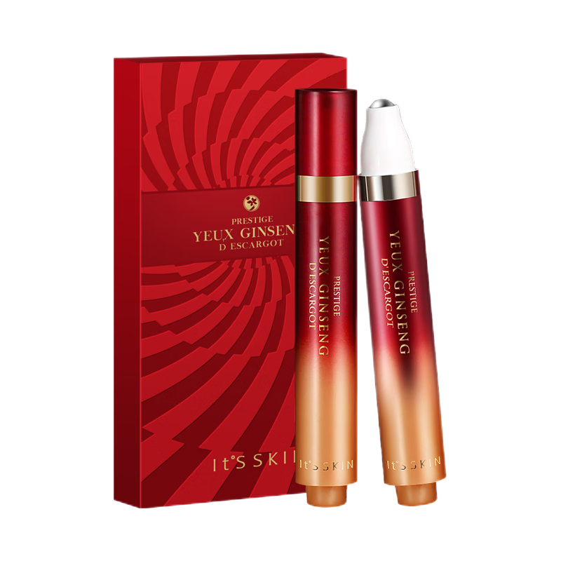  It'S SKIN/伊思 淡化细纹黑眼圈眼袋 红参蜗牛眼霜套盒  30ml*2