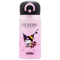 膳魔师(THERMOS)不锈钢保温杯办公咖啡杯便携水杯大咖杯 酷洛米系列二代 粉色保温杯350ml