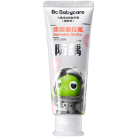 babycare 儿童牙膏1-6岁含氟防蛀婴幼儿宝宝奥拉氟牙膏 蜜桃45g