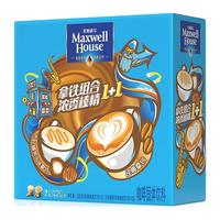 Maxwell House 麦斯威尔 三合一速溶咖啡饮品组合装 2口味 420g（经典拿铁21g*10袋+太妃榛果风味拿铁21g*10袋）