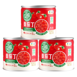 屯河 番茄丁罐头 210g*3