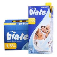 Biale 半脱脂牛奶 1L*12盒