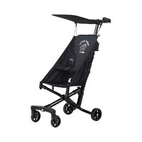 小虎子T18婴儿推车轻便折叠储物口袋溜娃（无靠背板）多口袋版黑色