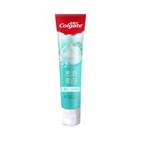Colgate高露洁劲白密泡美白牙膏1支装美白去黄护龈清新口气保护牙龈去渍