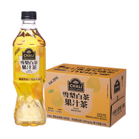 CHALI茶里公司 0脂肪雪梨白茶果味茶500ml*15瓶整箱装