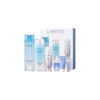 LANEIGE 兰芝 护肤套装 (水库凝肌爽肤水200ml+保湿乳120ml+雪纱丝柔隔离霜SPF25 PA++#40紫色40ml)