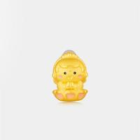 曼卡龙 MCLON 黄金转运珠 拜拜好运佛 1.06g