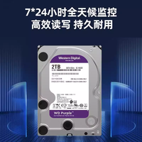 Western Digital/西部数据 2TB监控紫盘 垂直监控紫盘 机械硬盘