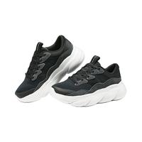 斯凯奇（Skechers）2024春夏跑步鞋女轻量透气针织150082 黑色/BLK 39.5