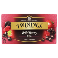 川宁（TWININGS） 英国综合野莓果香红茶 茶叶袋泡茶包  可冷泡 有效期至26年6月2g*25袋