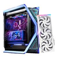 ROG 13代CPU13700K/13900KS RTX40系4070Ti/4080/4090 白色显卡台式DIY水冷电脑GR701创世神机箱