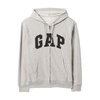盖璞 Gap男女装2025春季款字母logo拉链连帽卫衣宽松外套美版868454