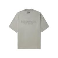 IT ESSENTIALS男装廓形V领短袖T恤潮酷有型宽松半袖421SEAMM