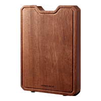 【康巴赫】乌檀木实木菜板砧板厨房家用切菜板木质案板食品级防霉 中号加厚【2-4人】 （36*24*2.5）