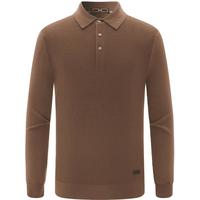 EMZ  【100%羊毛】男士羊毛衫毛衣针织衫25秋冬季保暖亲肤 【翻领款】深咖 XL 180/96A