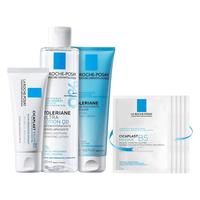 LA ROCHE-POSAY理肤泉 特安洁面水b5修复霜敏肌囤修护泛红套装