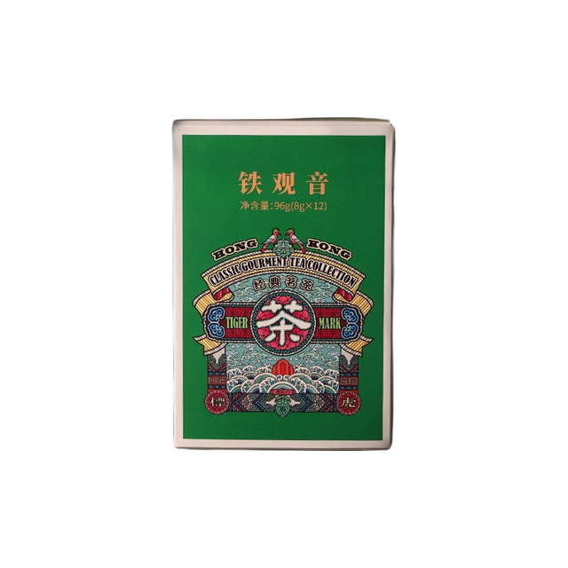 PLUS会员：Tiger Mark 虎标铁观音浓香型特级单独包装小盒装96g