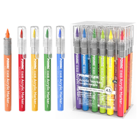 白雪 巨能画直液式软头丙烯马克笔儿童画画无毒可水洗水彩笔不透色可叠色画笔 DM91 36色