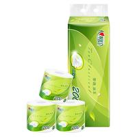 心相印茶语2000克/提卷纸4层茶叶压花厕纸手纸实惠装卫生纸10卷装 有芯200克*10卷