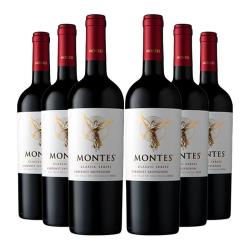 蒙特斯 智利进口蒙特斯montes天使葡萄酒750ml*6支装珍藏红葡萄