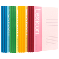 deli 得力 7650 A5胶钉式装订笔记本 混色 12本装