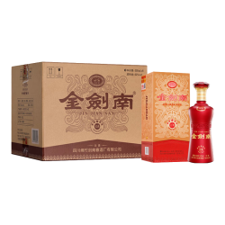 剑南春 金剑南 名典五星 52度 500ml*6瓶 整箱装 浓香型白酒