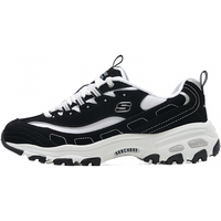 斯凯奇（Skechers）女鞋十周年钻石纪念熊猫鞋 2024休闲鞋保暖运动鞋增高老爹鞋 十周年钻石纪念款/黑 36.5