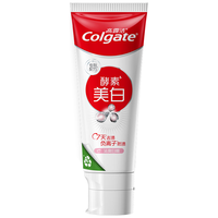 高露洁（Colgate）活性酵素去渍亮白美白牙膏 80g 沁爽白桃味 清新去口气