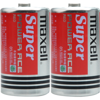  maxell/麦克赛尔 2号红 碳性干电池  2粒