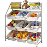 SOFS 儿童大容量玩具收纳架  全白色