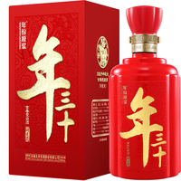 古井贡酒 年份原浆 年三十 2021年纪念酒 52%vol 古香型白酒 500ml 单瓶装