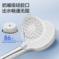 箭牌（ARROW）淋浴花洒套装硅胶除垢增压莲喷头升级下出水洗澡沐浴手持顶喷全套 【银色方型巨幕顶喷】34168CP-P2